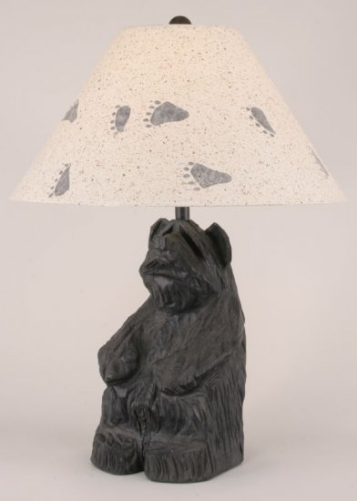 Chain Saw Bear Pot Table Lamp