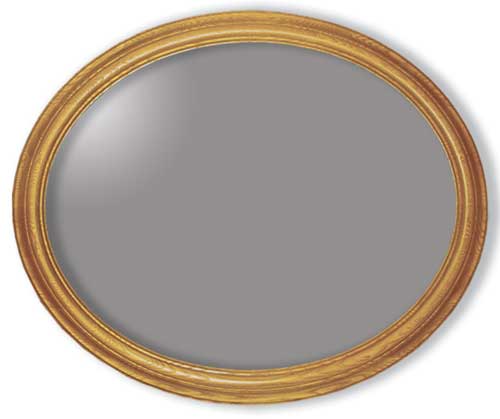 Mirror in solid hardwood Frame